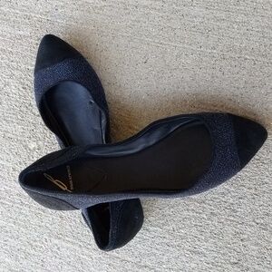 Brian Atwood BF Avignon blue sparkle flats